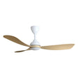 Alkova MILI 3B/52 MAPLE MATT WHITE Ceiling Fan 3 Blades 52 Inch Motor DC Maple Matt White | TBM Online
