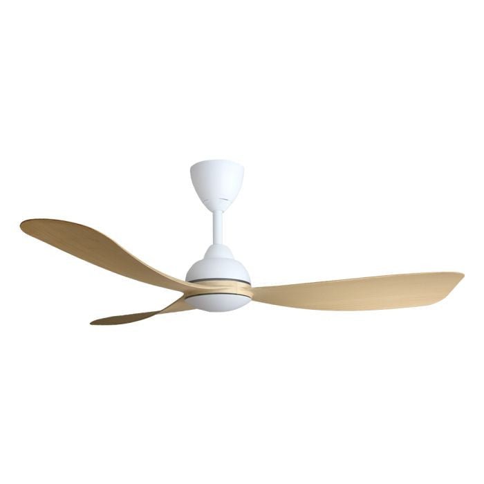 Alkova MILI 3B/52 MAPLE MATT WHITE Ceiling Fan 3 Blades 52 Inch Motor DC Maple Matt White | TBM Online