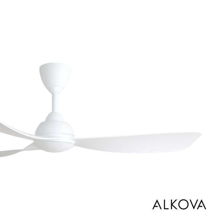 Alkova MILI 3B/52 MATT WHITE Ceiling Fan 3 Blades 52 Inch Motor DC Matt White | TBM Online