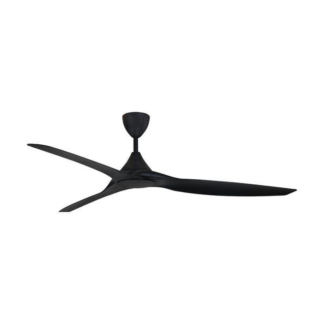 Alpha Alkova MONTI-3B/72 MATT BLACK Ceiling Fan 72" 3 Blades Matt Black | TBM Online