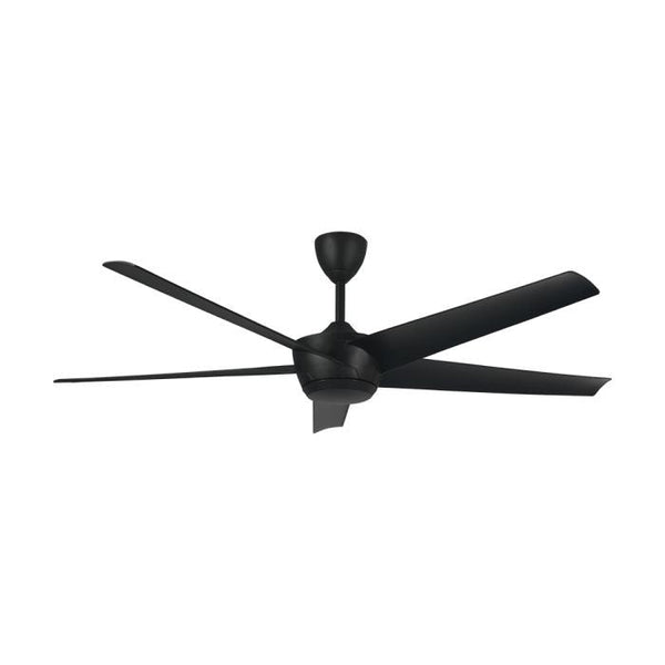 Alkova AMAZE - 5B/66 MATT BLACK 66" Ceiling Fan 5 Blades Matt Black | TBM Online