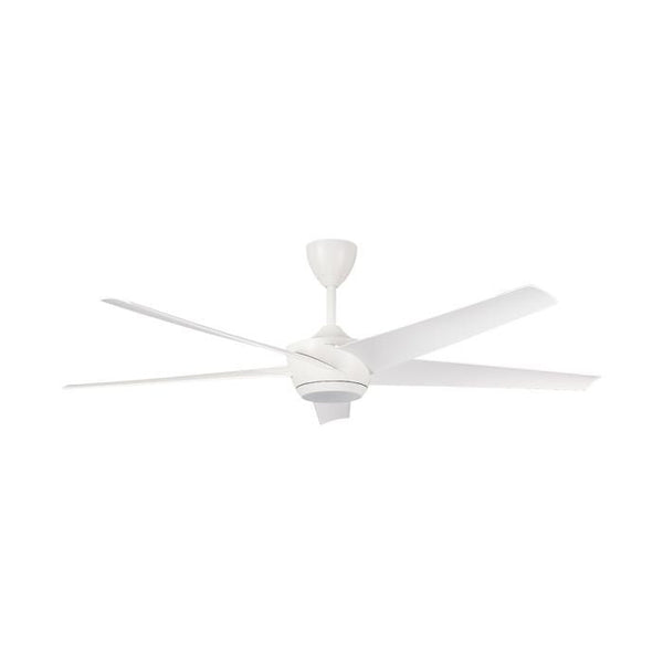 Alkova AMAZE - 5B/66 MATT WHITE 66" Ceiling Fan 5 Blades Matt White | TBM Online