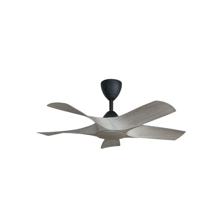 Alkova AXIS 5B/42 GREY WOOD/MB Ceiling Fan 42" 5 Blades Grey Wood Matt Black | TBM Online