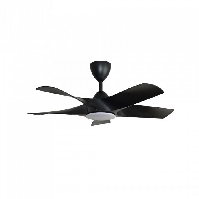 Alkova AXIS 5B/42 LED MATT BLACK LED Ceiling Fan 42" 5 Blades Matt Black | TBM Online