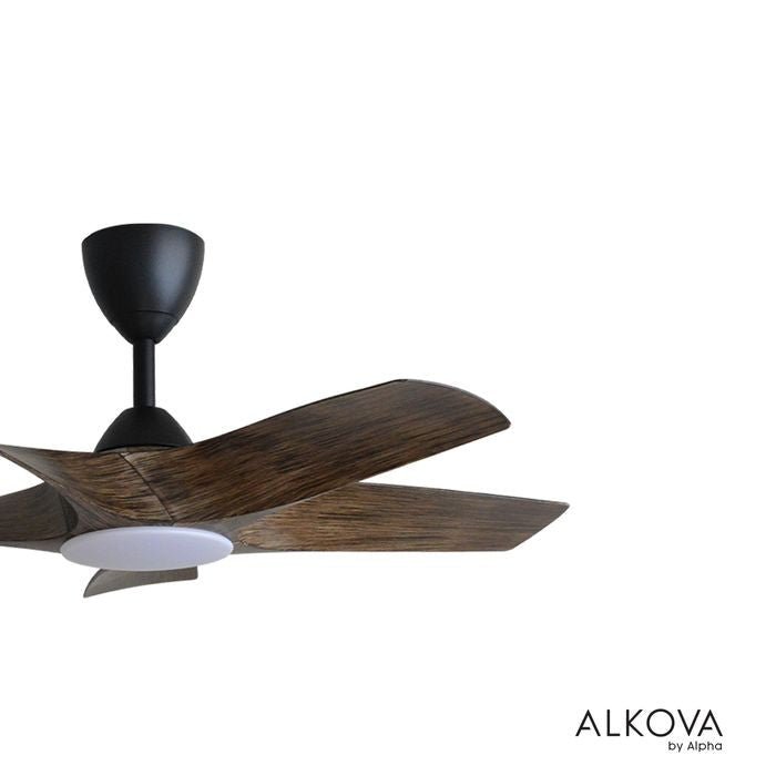 Alkova AXIS 5B/42 LED OAK LED Ceiling Fan 42" 5 Blades Oak | TBM Online