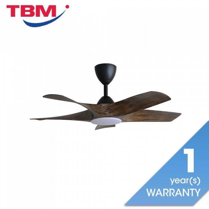 Alkova AXIS 5B/42 LED OAK LED Ceiling Fan 42" 5 Blades Oak | TBM Online