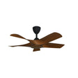 Alkova AXIS 5B/42 WALNUT/MB Ceiling Fan 42" 5 Blades Walnut Matt Black | TBM Online