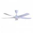 Alkova AXIS 5B/56 MATT WHITE Ceiling Fan 56" 5 Blades Matt White | TBM Online