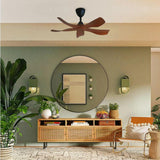 Alkova ESTELL 5B/38 DARK KOA 38" Ceiling Fan 5 Blades Dark Koa | TBM Online