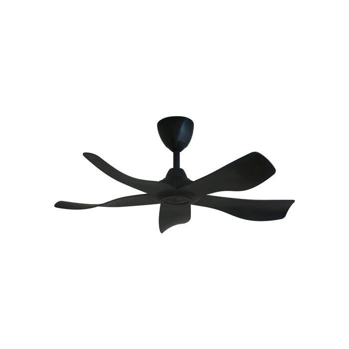 Alkova ESTELL 5B/38 MATT BLACK 38" Ceiling Fan 5 Blades Matt Black | TBM Online