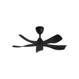 Alkova ESTELL 5B/38 MATT BLACK 38" Ceiling Fan 5 Blades Matt Black | TBM Online
