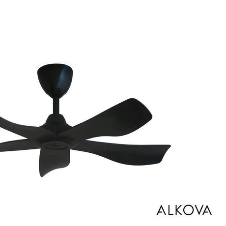 Alkova ESTELL 5B/38 MATT BLACK 38" Ceiling Fan 5 Blades Matt Black | TBM Online
