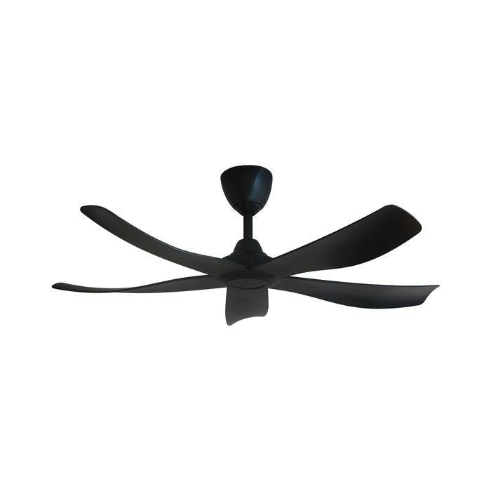 Alkova ESTELL 5B/46 MATT BLACK 46" Ceiling Fan 5 Blades Matt Black | TBM Online