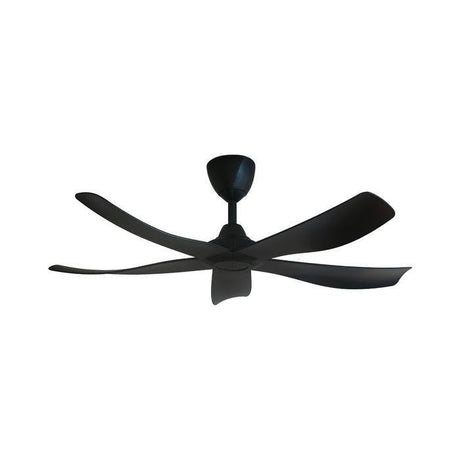 Alkova ESTELL 5B/46 MATT BLACK 46" Ceiling Fan 5 Blades Matt Black | TBM Online