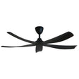 Alkova ESTELL 5B/56 MATT BLACK 56" Ceiling Fan 5 Blades Matt Black | TBM Online