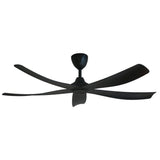 Alkova ESTELL 5B/56 MATT BLACK 56" Ceiling Fan 5 Blades Matt Black | TBM Online