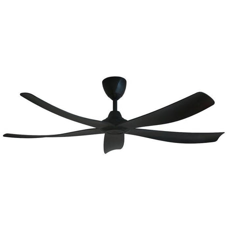 Alkova ESTELL 5B/56 MATT BLACK 56" Ceiling Fan 5 Blades Matt Black | TBM Online