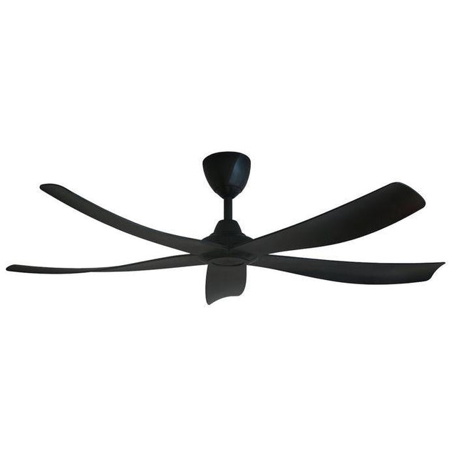 Alkova ESTELL 5B/56 MATT BLACK 56" Ceiling Fan 5 Blades Matt Black | TBM Online