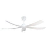 Alkova ESTELL 5B/56 MATT WHITE 56" Ceiling Fan 5 Blades Matt White | TBM Online