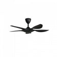 Alkova EXCEL V2 5B/42 MATT BLACK Ceiling Fan 42" 5 Blades Matt Black | TBM Online