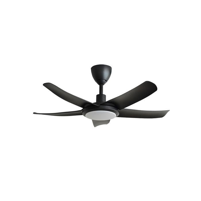 Alkova PAZION G2 5B/40 LED MATT BLACK Ceiling Fan 5 Blades 40 Inch LED Matt Black | TBM Online