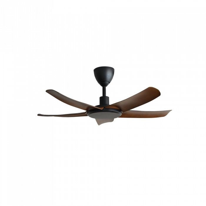 Alkova PAZION G2 5B/40 WALNUT MATT BLACK Ceiling Fan 5 Blades 40 Inch Walnut Matt Black | TBM Online