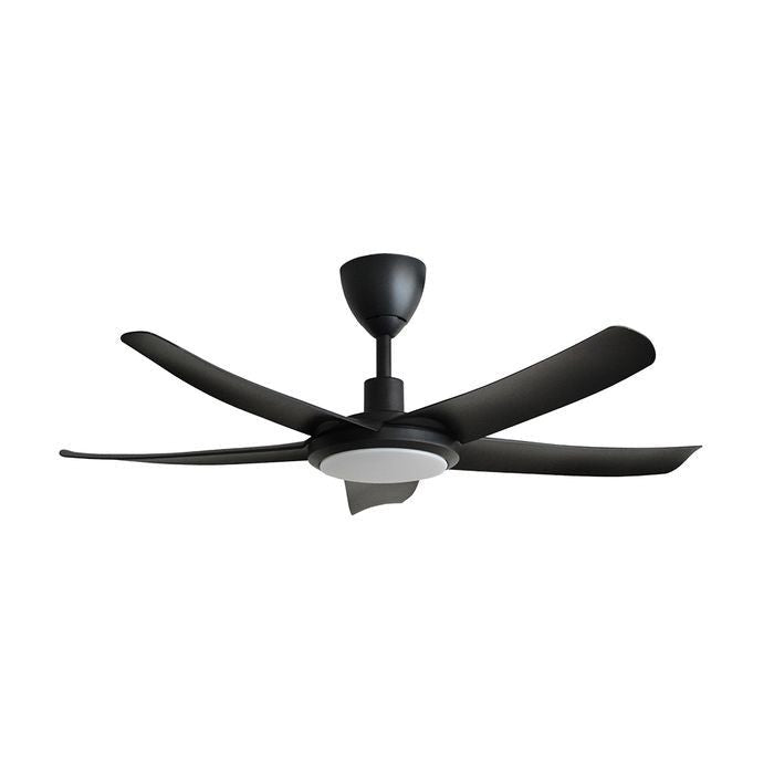 Alkova PAZION G2 5B/46 LED MATT BLACK Ceiling Fan 5 Blades 46 Inch LED Matt Black | TBM Online