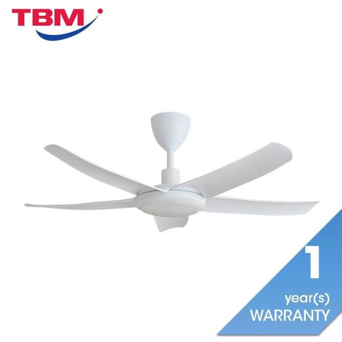Alkova PAZION G2 5B/46 LED MATT WHITE Ceiling Fan 5 Blades 46 Inch LED Matt White | TBM Online