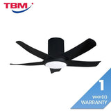 Alkova PAZION G2 HG 5B/40 LED MATT BLACK Ceiling Fan 5 Blades 40 Inch LED Matt Black | TBM Online