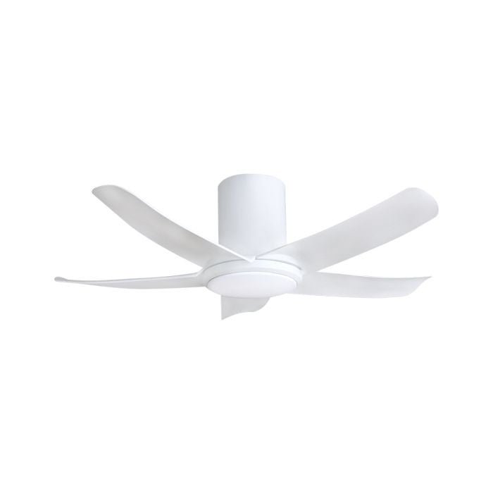 Alkova PAZION G2 HG 5B/40 LED MATT WHITE Ceiling Fan 5 Blades 40 Inch LED Matt White | TBM Online