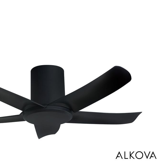 Alkova PAZION G2 HG 5B/40 MATT BLACK Ceiling Fan 5 Blades 40 Inch Matt Black | TBM Online