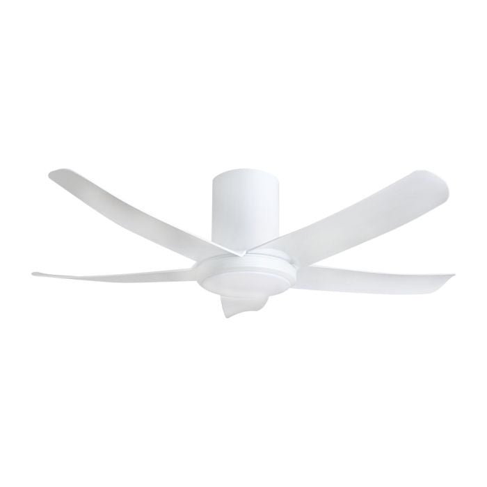 Alkova PAZION G2 HG 5B/46 LED MATT WHITE Ceiling Fan 5 Blades 46 Inch LED Matt White | TBM Online