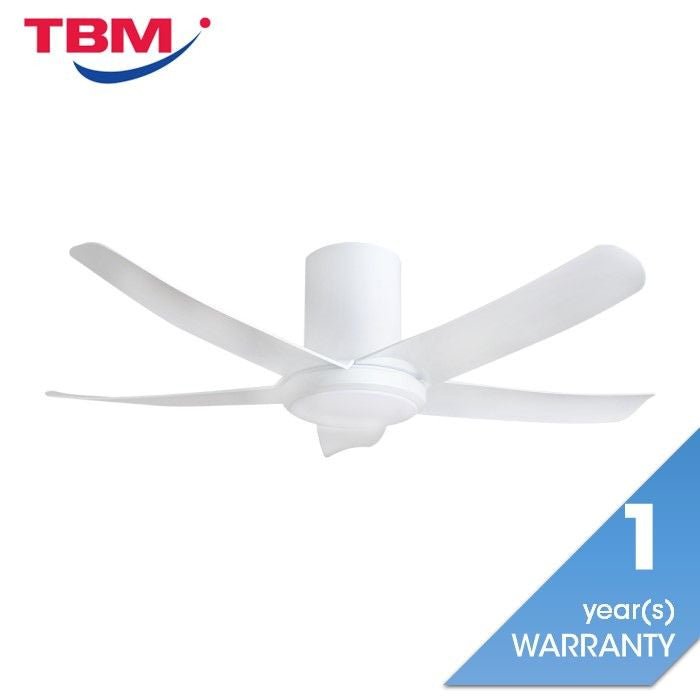 Alkova PAZION G2 HG 5B/46 LED MATT WHITE Ceiling Fan 5 Blades 46 Inch LED Matt White | TBM Online