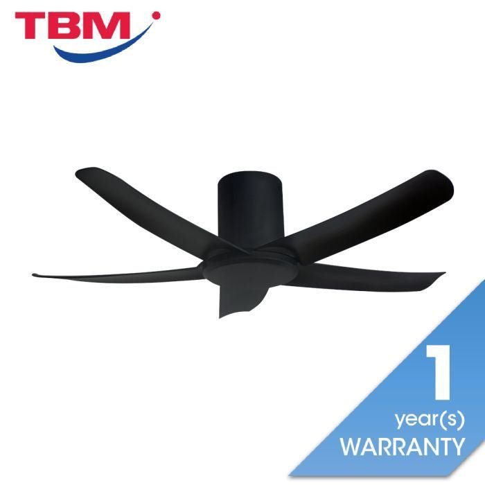 Alkova PAZION G2 HG 5B/46 MATT BLACK Ceiling Fan 5 Blades 46 Inch Matt Black | TBM Online