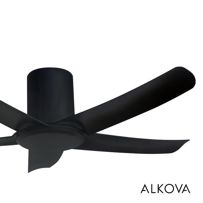 Alkova PAZION G2 HG 5B/46 MATT BLACK Ceiling Fan 5 Blades 46 Inch Matt Black | TBM Online