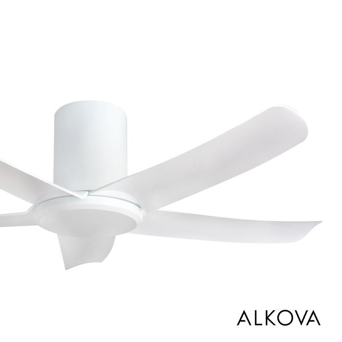 Alkova PAZION G2 HG 5B/46 MATT WHITE Ceiling Fan 5 Blades 46 Inch Matt White | TBM Online