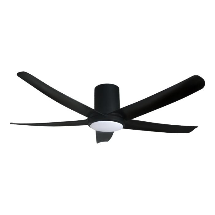 Alkova PAZION G2 HG 5B/56 LED MATT BLACK Ceiling Fan 5 Blades 56 Inch LED Matt Black | TBM Online