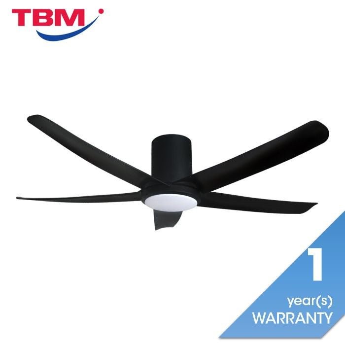 Alkova PAZION G2 HG 5B/56 LED MATT BLACK Ceiling Fan 5 Blades 56 Inch LED Matt Black | TBM Online