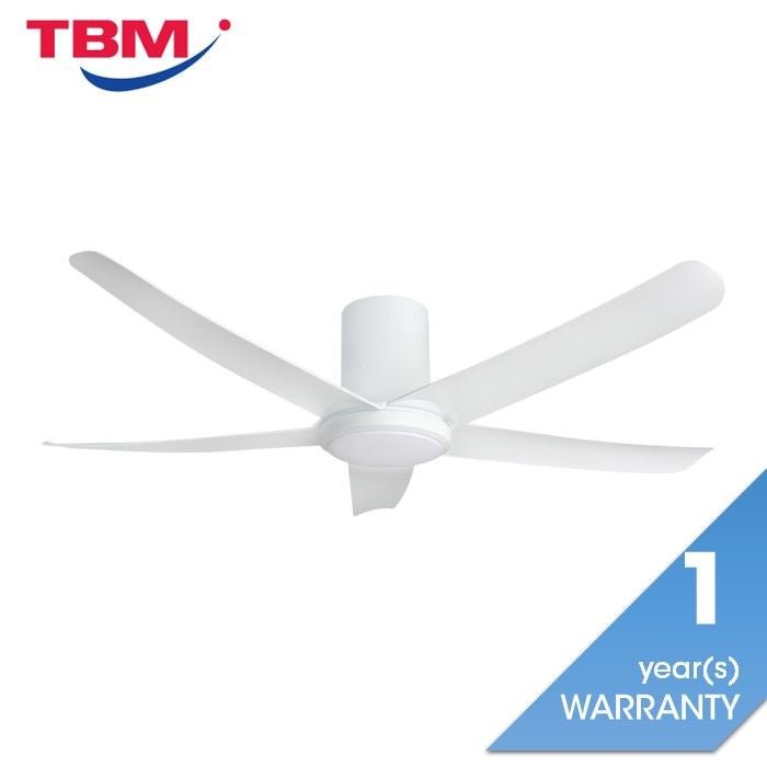 Alkova PAZION G2 HG 5B/56 LED MATT WHITE Ceiling Fan 5 Blades 56 Inch LED Matt White | TBM Online