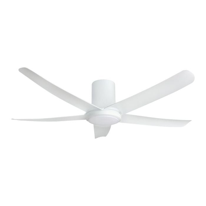 Alkova PAZION G2 HG 5B/56 LED MATT WHITE Ceiling Fan 5 Blades 56 Inch LED Matt White | TBM Online