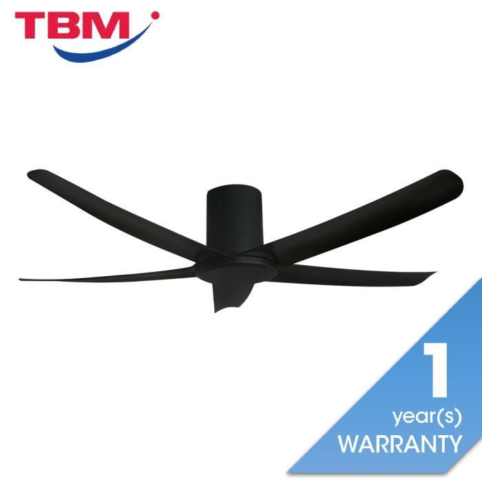 Alkova PAZION G2 HG 5B/56 MATT BLACK Ceiling Fan 5 Blades 56 Inch Matt Black | TBM Online