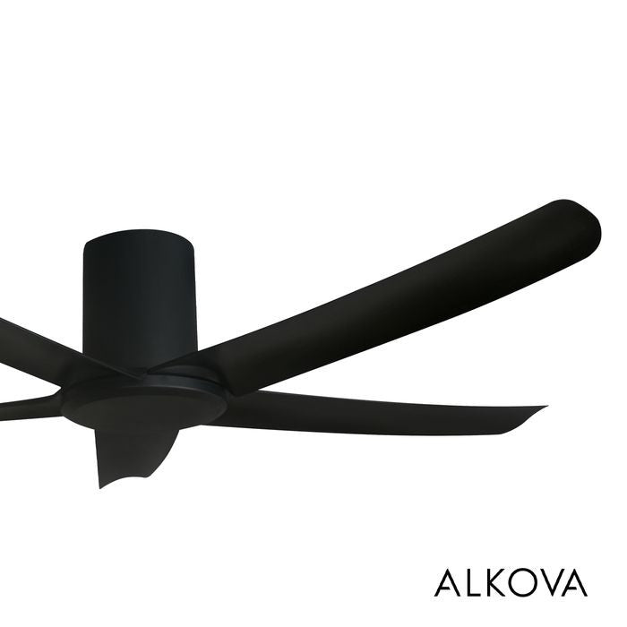 Alkova PAZION G2 HG 5B/56 MATT BLACK Ceiling Fan 5 Blades 56 Inch Matt Black | TBM Online