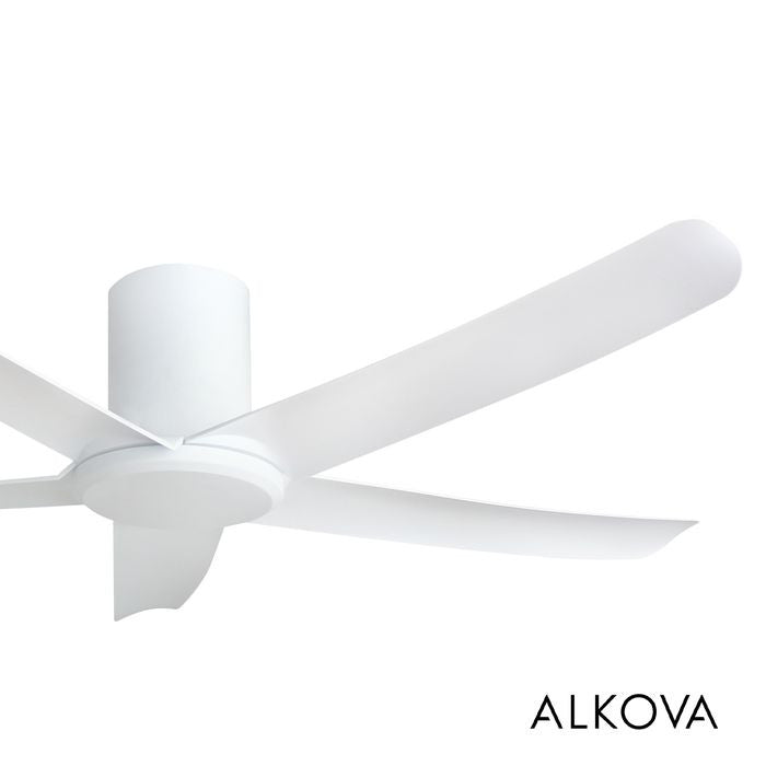 Alkova PAZION G2 HG 5B/56 MATT WHITE Ceiling Fan 5 Blades 56 Inch Matt White | TBM Online