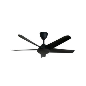Alkova RACER 5B/48 MATT BLACK Ceiling Fan 48" 5 Blades Matt Black | TBM Online