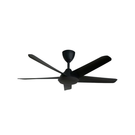 Alkova RACER 5B/48 MATT BLACK Ceiling Fan 48" 5 Blades Matt Black | TBM Online