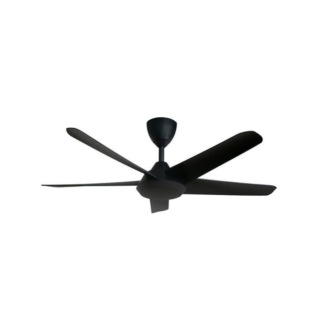 Alkova RACER 5B/48 MATT BLACK Ceiling Fan 48" 5 Blades Matt Black | TBM Online