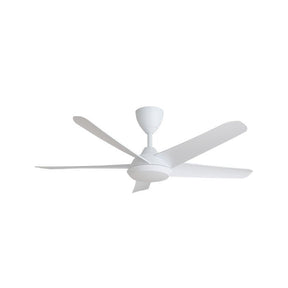 Alkova RACER 5B/48 MATT WHITE Ceiling Fan 48" 5 Blades Matt White | TBM Online