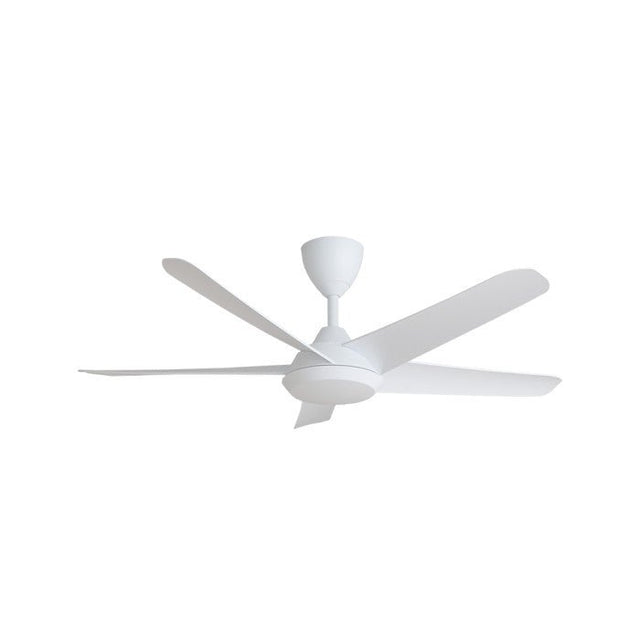 Alkova RACER 5B/48 MATT WHITE Ceiling Fan 48" 5 Blades Matt White | TBM Online