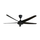 Alkova RACER-5B/56 MATT BLACK Ceiling Fan 56" 5 Blades Matt Black | TBM Online