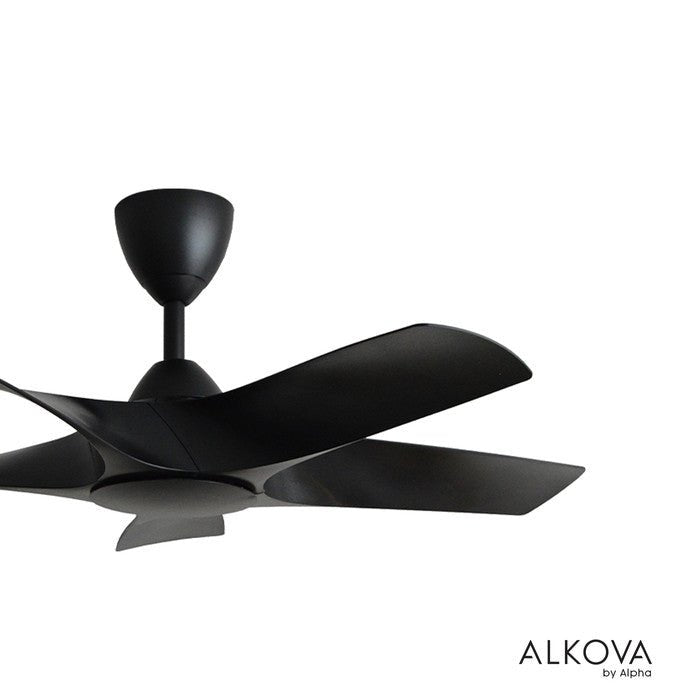 Alkova AXIS 5B/42 MATT BLACK Ceiling Fan 42" 5 Blades Matt Black | TBM Online